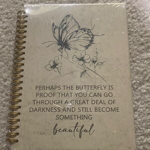 Butterfly Design Spiral Notebook